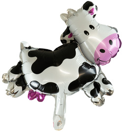 Balon Foliowy KRÓWKA Krowa Farma Wieś 26x33cm