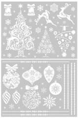 Dekoracja Świąteczna Elektrostatyczna ŚNIEŻYNKI