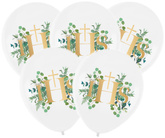 Balony Komunijne IHS Eukaliptus, 12cali, 5szt.