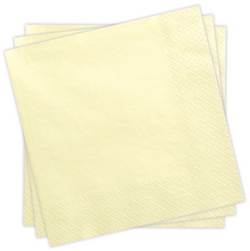Serwetki 3-warstwowe 20 szt, krem (Cream)