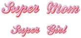 Naprasowanka Supermom, mix, 14x3.5-19.5x5 cm 2szt.