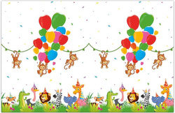 Obrus Foliowy ZWIERZĘTA Dżungla 120x180cm