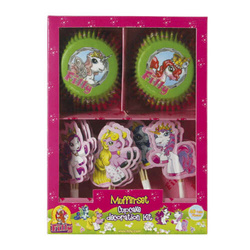 Zestawy dekoracyjny na muffiny „FILLY” 48 el.