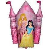 Balon foliowy Księżniczka zamek 21", 1 szt.