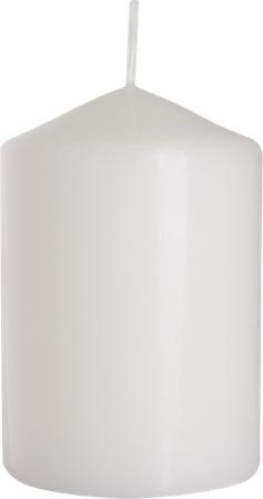 ŚWIECA Walec BIAŁA Komunia Wesele BISPOL 7x10cm