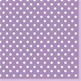 Serwetki FIOLETOWE KROPKI, 33x33cm, 20szt, 1op