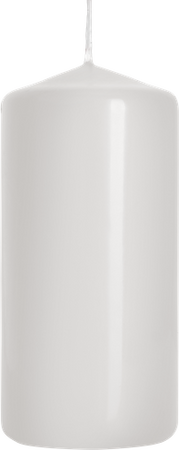 Świeca walec, biały , 5x10cm, 1 szt.