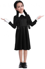 Kostium Strój Mroczna Wednesday 110/120 cm