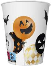 Kubeczki Papierowe HALLOWEEN 250ml 8szt.