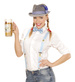 KAPELUSZ Bawarski Szary Niebieski OKTOBERFEST