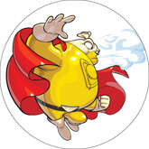 Opłatek tortowy 29 cm, Super Zings 1 szt.