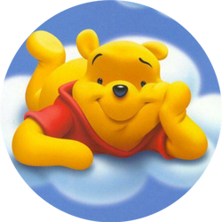 Opłatek tortowy 20 cm, Kubuś Puchatek 1 szt.