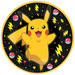 Talerzyki Papierowe Pokemon PIKACHU 23cm 8szt.