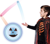 Kauczukowa Gumowa Świecąca Piłka DYNIA Halloween