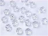 Kryształowe koraliki, 18mm, bezbarwne, 30szt, 1op.