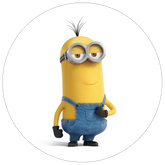 Opłatek tortowy 29 cm, Minionki 1 szt.