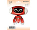 Balon foliowy 24" FX - Robot Red (opak. papierowe)
