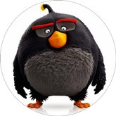 Opłatek tortowy 29 cm, Angry Birds Movie 1 szt.