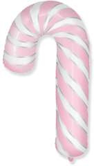 Balon Foliowy Różowa Laska Cukrowa Lizak 61cm