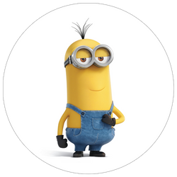 Opłatek tortowy 20 cm, Minionki 1 szt.
