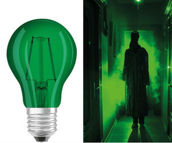Zielona ŻARÓWKA LED 220V 5W E27 Halloween