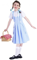 Kostium Strój Niebieska Dziewczynka Oz 110/120 cm