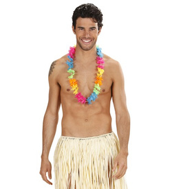 Naszyjnik Kolorowy Hawajski Hawaje Kwiaty Aloha