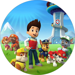 Opłatek tortowy 14 cm, Psi Patrol 1 szt.