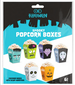 Pudełka Kubełek na Popcorn Halloween Monster 6szt.