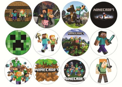 Muffiny na babeczki, Minecraft 1 kpl.