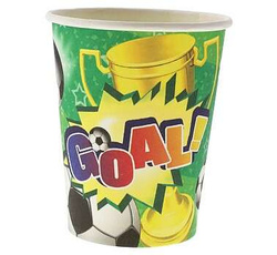 Kubeczki papierowe "Piłka", 270 ml 6 szt.