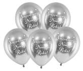 Balony Szczęśliwego Nowego Roku! 14 cali, 5 szt.