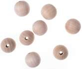 Drewniane koraliki, kulki 30 mm, 8 szt.