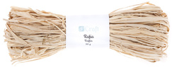 Rafia Dekoracyjna NATURALNA Ozdobna 50g