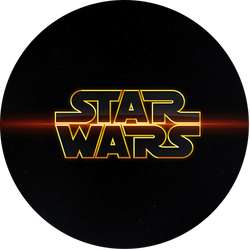 Opłatek tortowy 20 cm, Star Wars 1 szt.