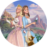 Opłatek tortowy 14 cm, Barbie 1 szt.