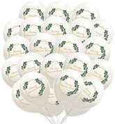 Balony Komunijne LIŚCIE, 12 cali, 25 szt.