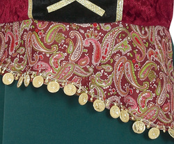 Strój Kostium CYGANKA Wróżka Medium Wróżka 7-9 lat