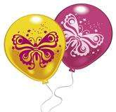 Balony Motylki, 28 cm, 10 szt.