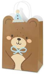 Torebka na prezenty Miś, 18x29x10.5 cm, 1 szt.