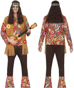 Kostium Strój Hipisa HIPPIS Peace Retro Lata 70, L