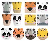 Zestaw Zwierzęta Talerzyki, Kubeczki, Serwetki