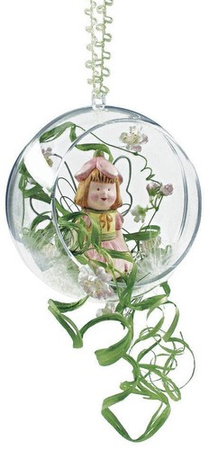 Kula akrylowa z otworem 5szt. 10cm