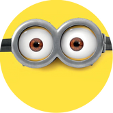 Opłatek tortowy 14 cm, Minionki 1 szt.