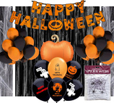 Zestaw na Halloween, Balony Dynia Baner Kurtyna