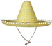 Słomkowy Żółty Kapelusz Meksykański Sombrero