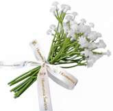 Dekoracja KOMUNIJNA z gipsówką bukiecik 1 szt.