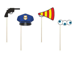 Karteczki na patyczku Policjant, 1op.