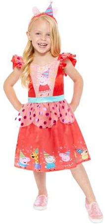 Strój Kostium Sukienka ŚWINKA PEPPA Pig 4-6 lat