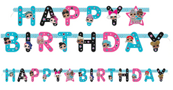 Baner Happy Birthday LOL SURPRISE Urodziny 182cm